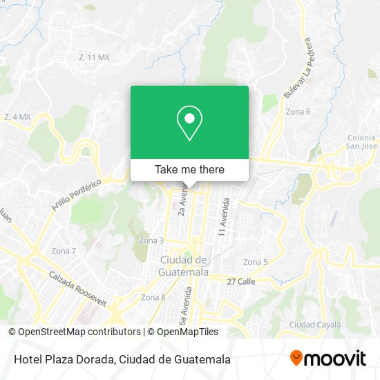 Hotel Plaza Dorada map