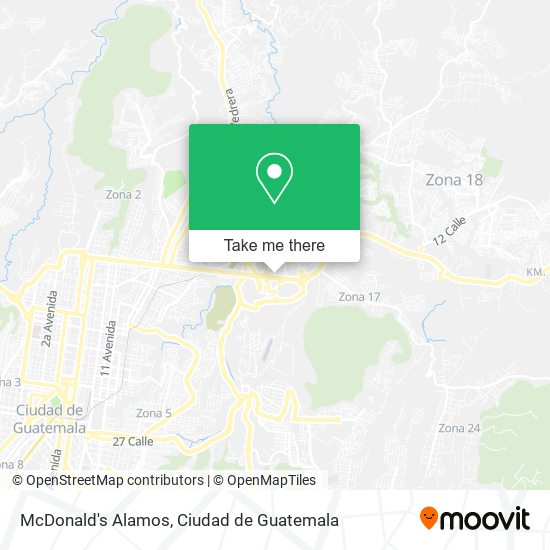 McDonald's Alamos map