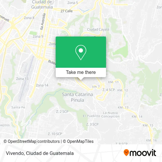 Vivendo map