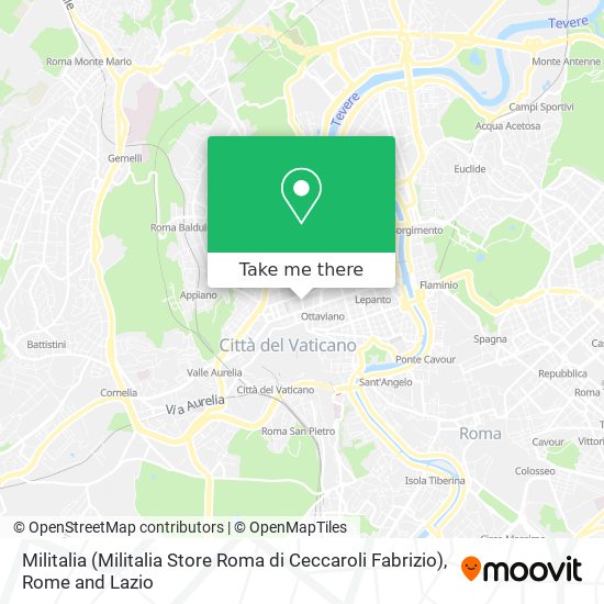 Militalia (Militalia Store Roma di Ceccaroli Fabrizio) map