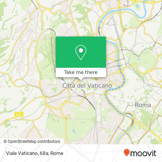 Viale Vaticano, 68a map