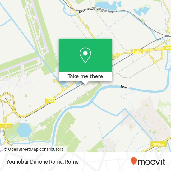 Yoghobar Danone Roma map