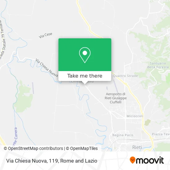 Via Chiesa Nuova, 119 map