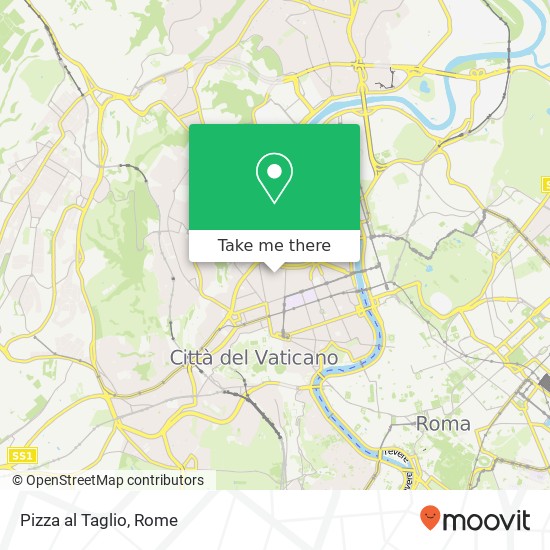 Pizza al Taglio map