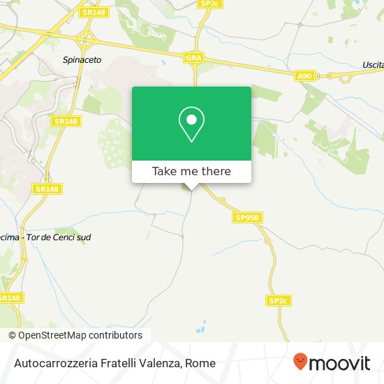Autocarrozzeria Fratelli Valenza map