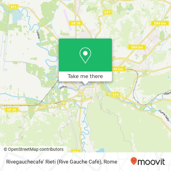Rivegauchecafe' Rieti (Rive Gauche Cafè) map