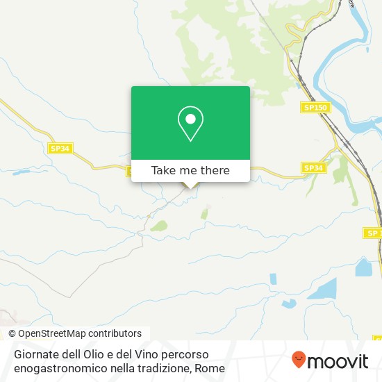 Giornate dell Olio e del Vino  percorso enogastronomico nella tradizione map