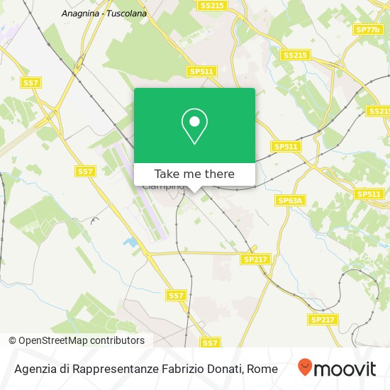 Agenzia di Rappresentanze Fabrizio Donati map