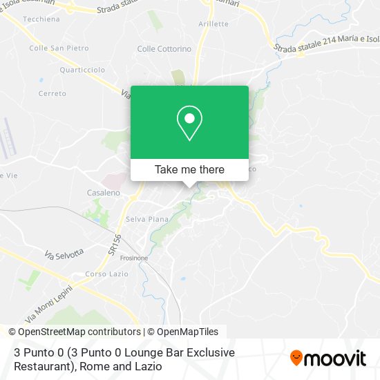 3 Punto 0 (3 Punto 0 Lounge Bar Exclusive Restaurant) map
