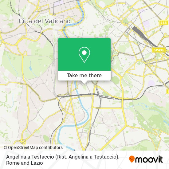 Angelina a Testaccio map