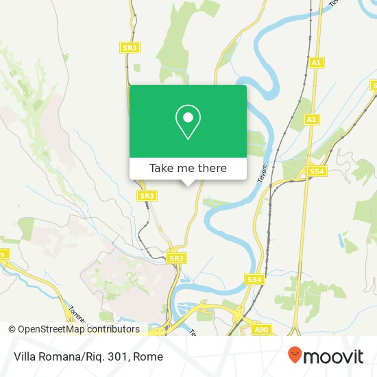 Villa Romana/Riq. 301 map