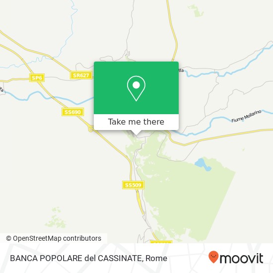 BANCA POPOLARE del CASSINATE map