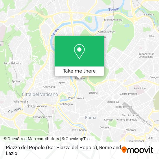 Piazza del Popolo map