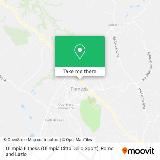 Olimpia Fitness (Olimpia Cittá Dello Sport) map