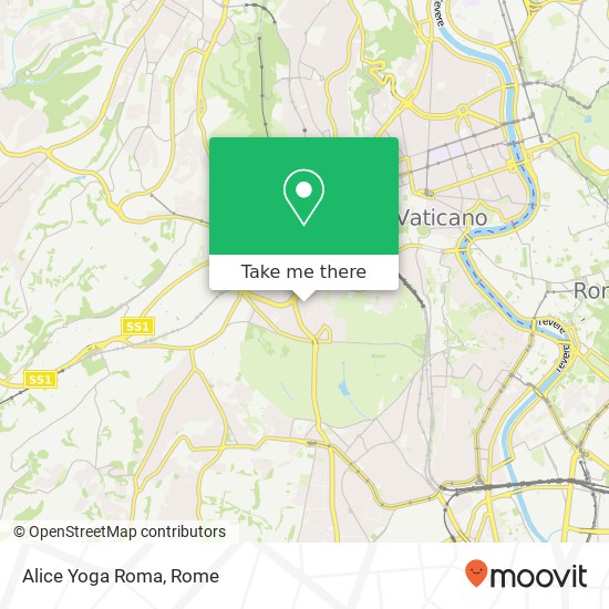 Alice Yoga Roma map