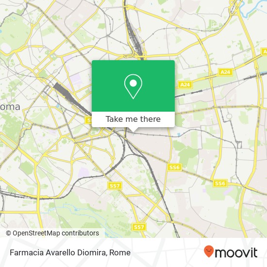 Farmacia Avarello Diomira map