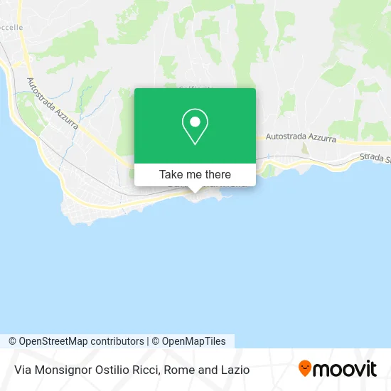 Monsignor Ostilio Ricci Street map