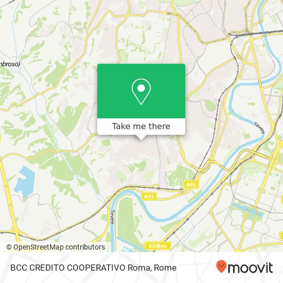 BCC CREDITO COOPERATIVO Roma map