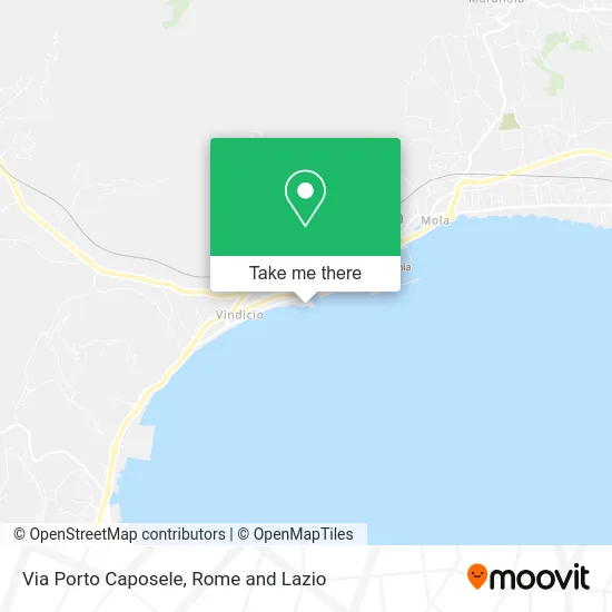 Porto Caposele Street map