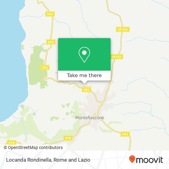 Locanda Rondinella map