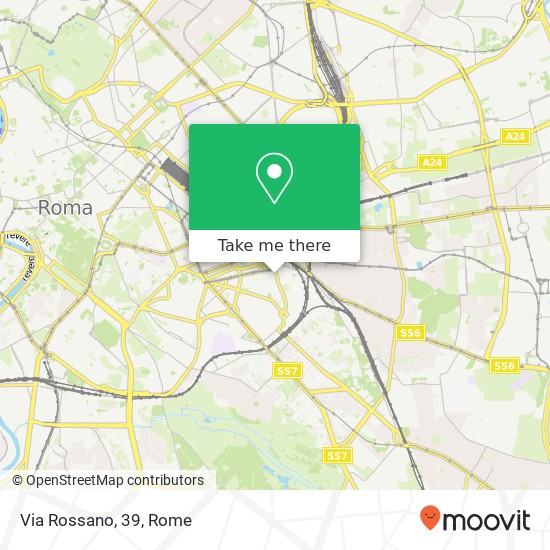 Via Rossano, 39 map