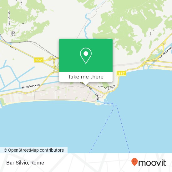 Bar Silvio map