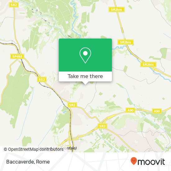Baccaverde map
