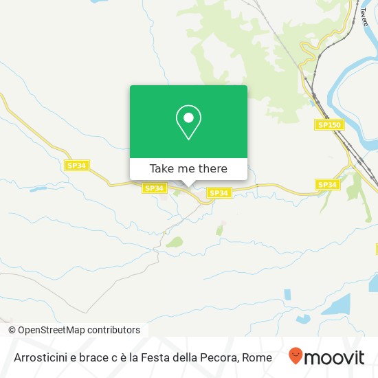 Arrosticini e brace  c è la Festa della Pecora map