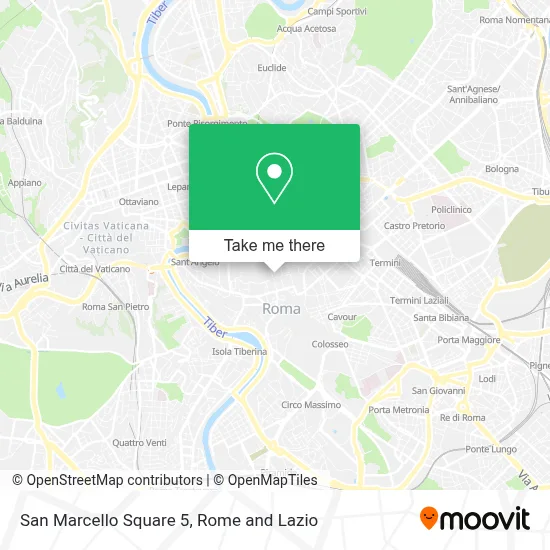 San Marcello Square 5 map