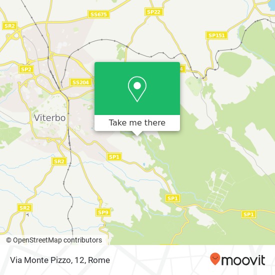 Via Monte Pizzo, 12 map