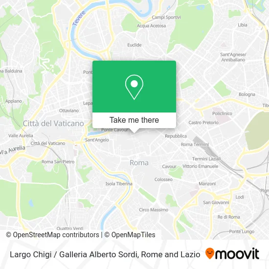 Chigi Square / Alberto Sordi Gallery map