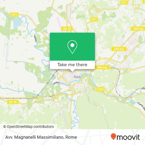 Avv. Magnanelli Massimiliano map