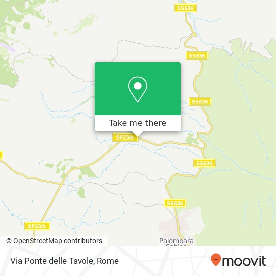 Via Ponte delle Tavole map