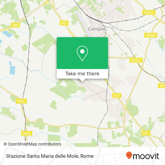 Stazione Santa Maria delle Mole map