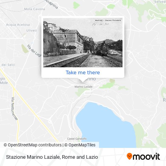 Stazione Marino Laziale map