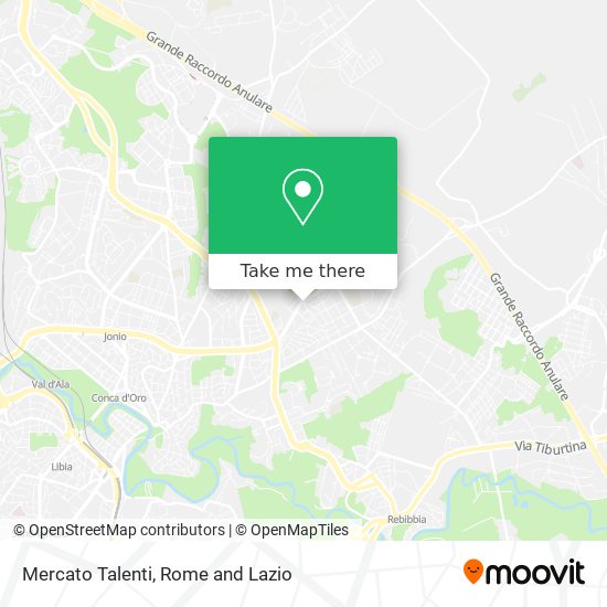 Mercato Talenti map