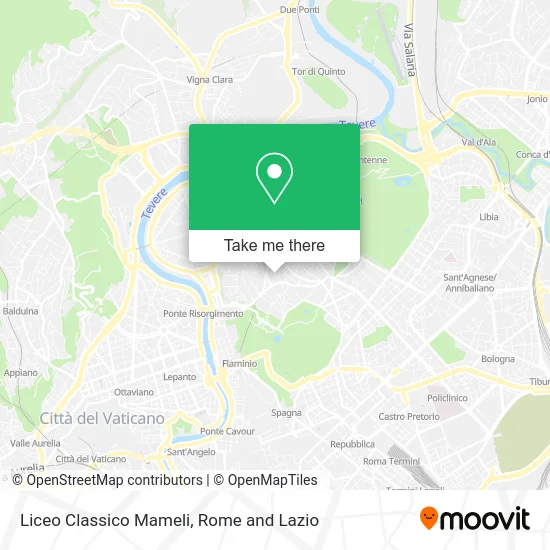 Mameli Classical High School map