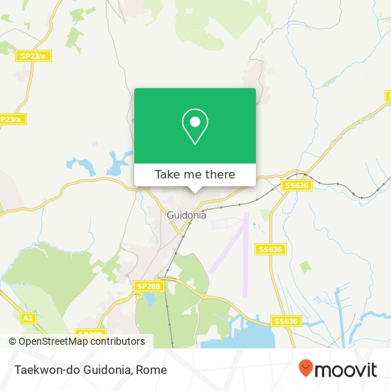 Taekwon-do Guidonia map