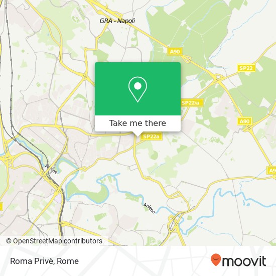 Roma Privè map