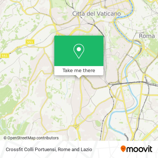 Crossfit Colli Portuensi map