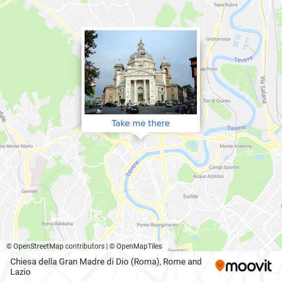 Chiesa della Gran Madre di Dio (Roma) map