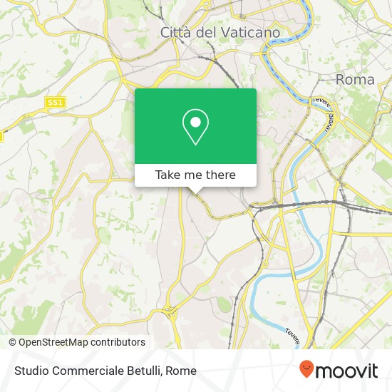 Studio Commerciale Betulli map