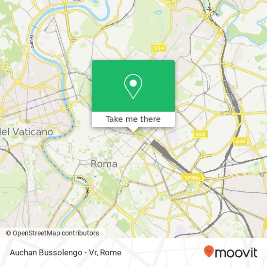 Auchan Bussolengo - Vr map