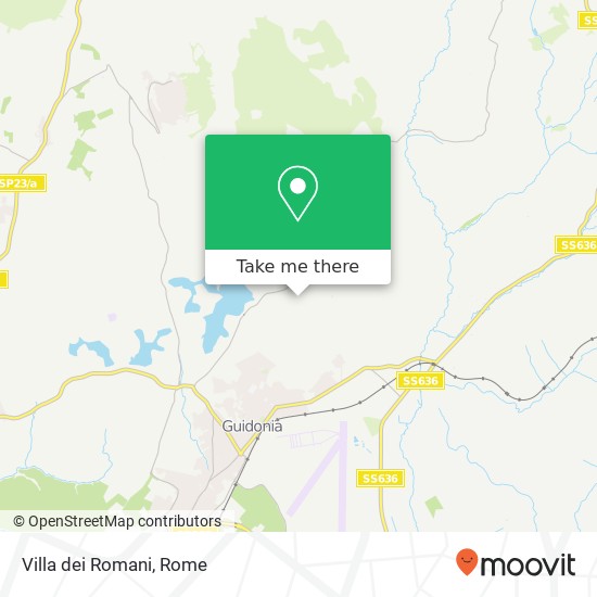 Villa dei Romani map