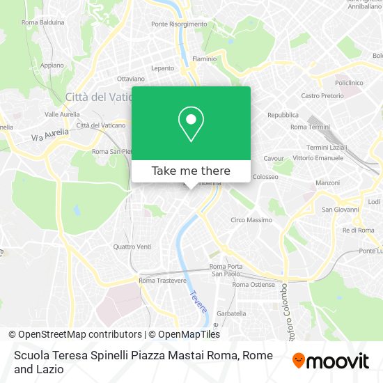 Scuola Teresa Spinelli Piazza Mastai Roma map