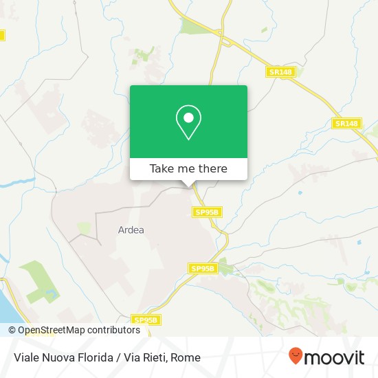 Viale Nuova Florida / Via Rieti map