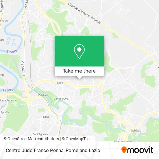 Franco Penna Judo Center map