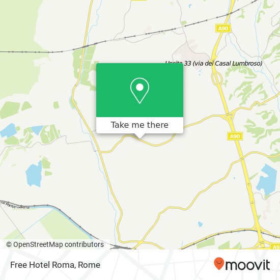 Free Hotel Roma map