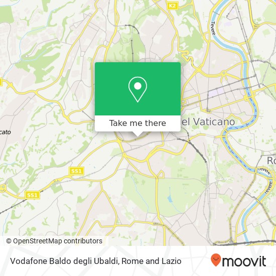 Vodafone Baldo degli Ubaldi map