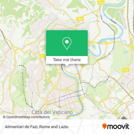 Alimentari de Fazi map